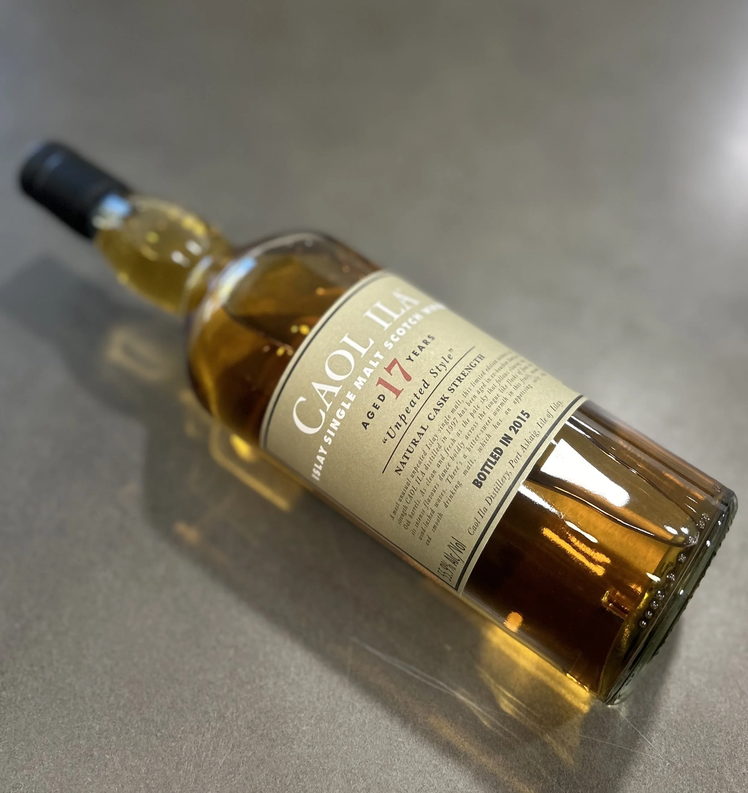Review #399 - Caol Ila 17 Year 'Unpeated Style' — Me, My Wife & Whisky